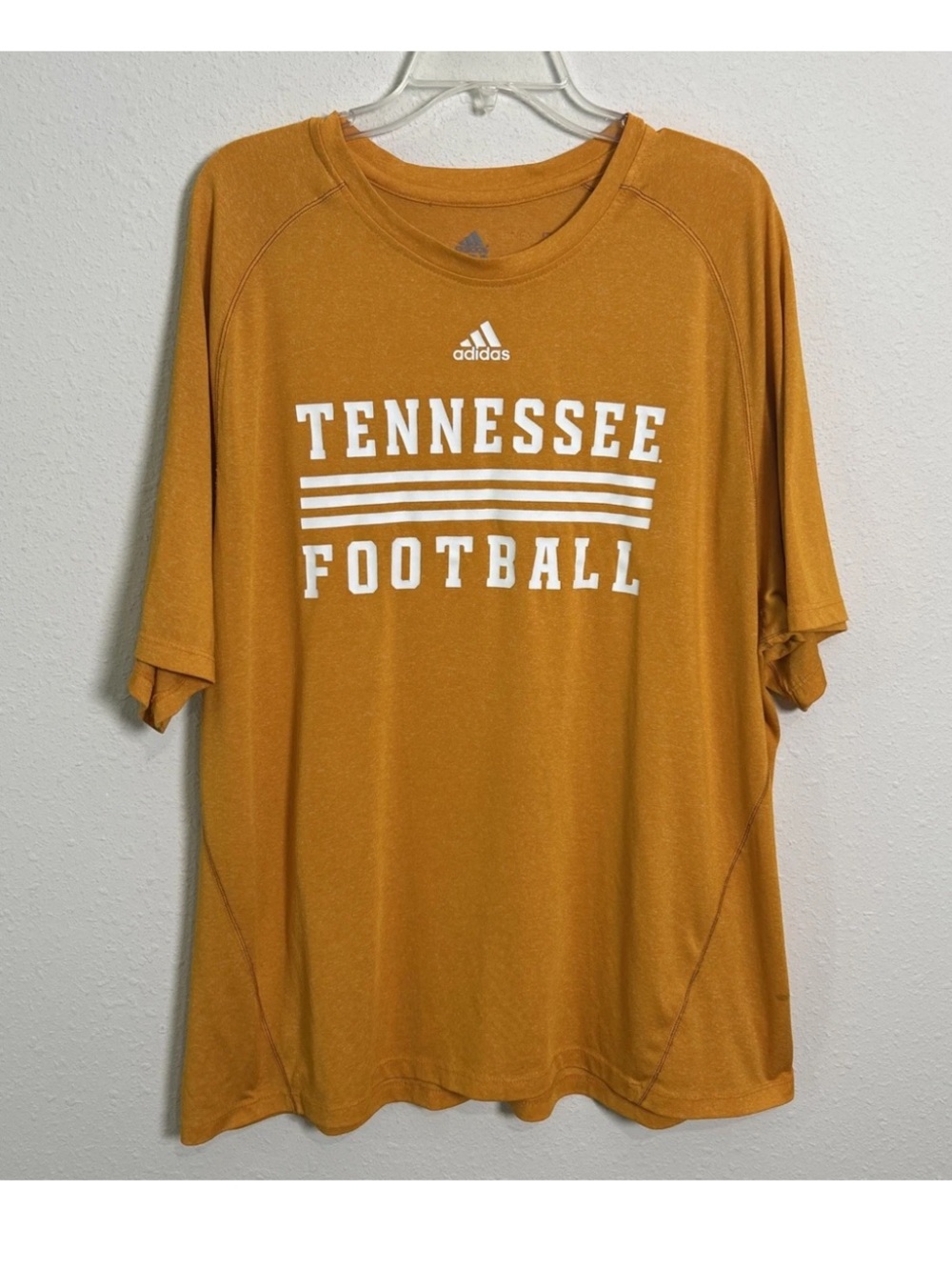Adidas Tennessee Volunteers Football Performance Wear Orange T-Shirt Men’s 2XL